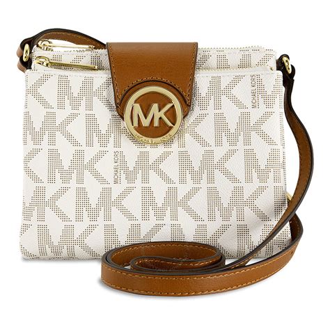 michael kors fulton vanilla handbag|Michael Kors vanilla crossbody.